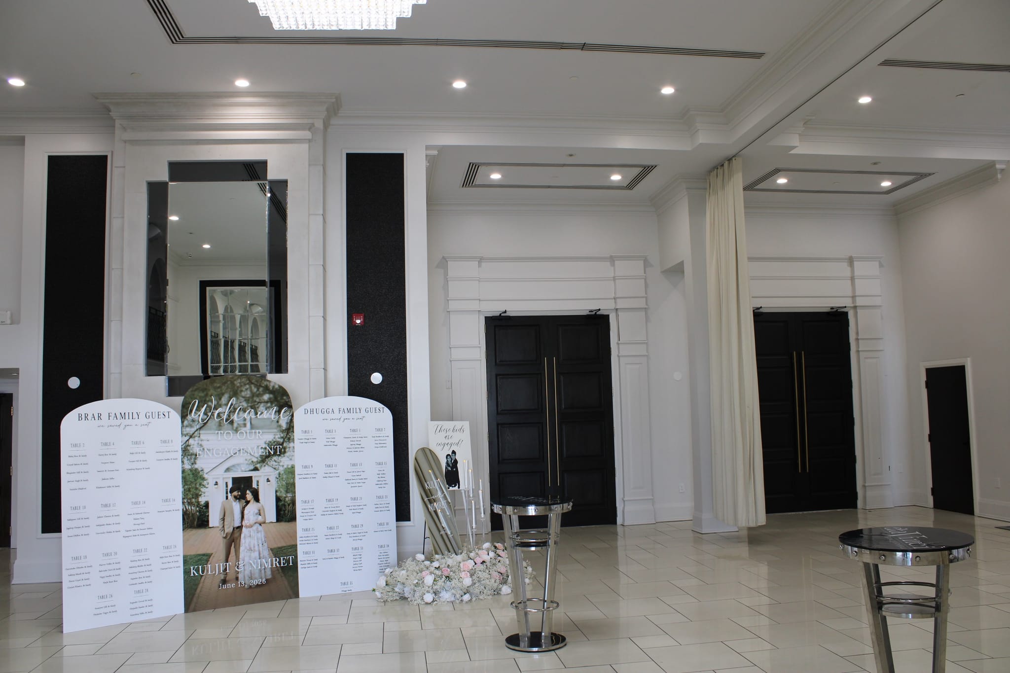 Front lobby and main entrance doors