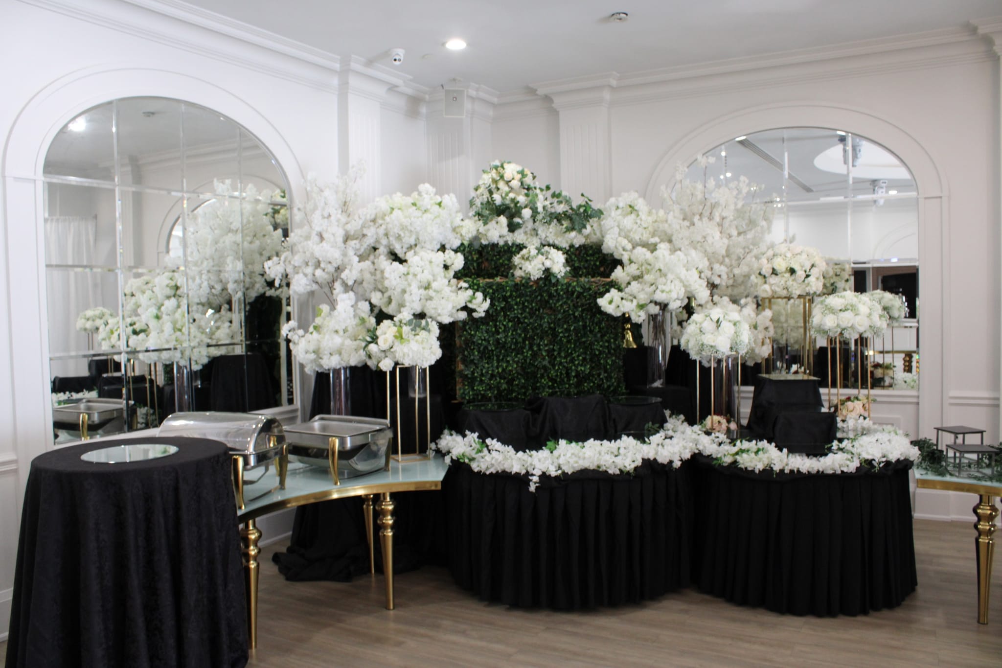 Buffet room and service area